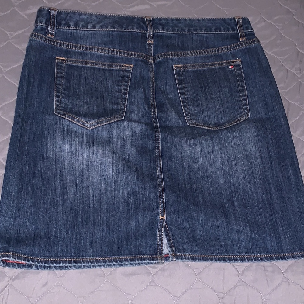 Tommy Hilfiger Stretch Denim Jean Skirt size 8 - Picture 5 of 10